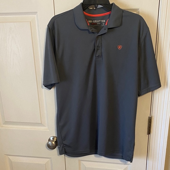 Ariat Other - Ariat Tek Heat Series Men's Charcoal Polo Shirt